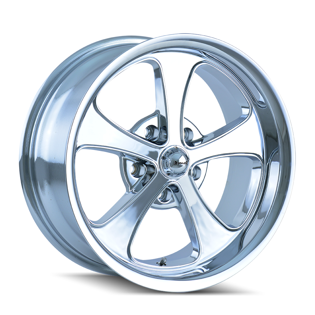 17x7 Ridler 645 Chrome Wheel 5x4.5 (0mm)
