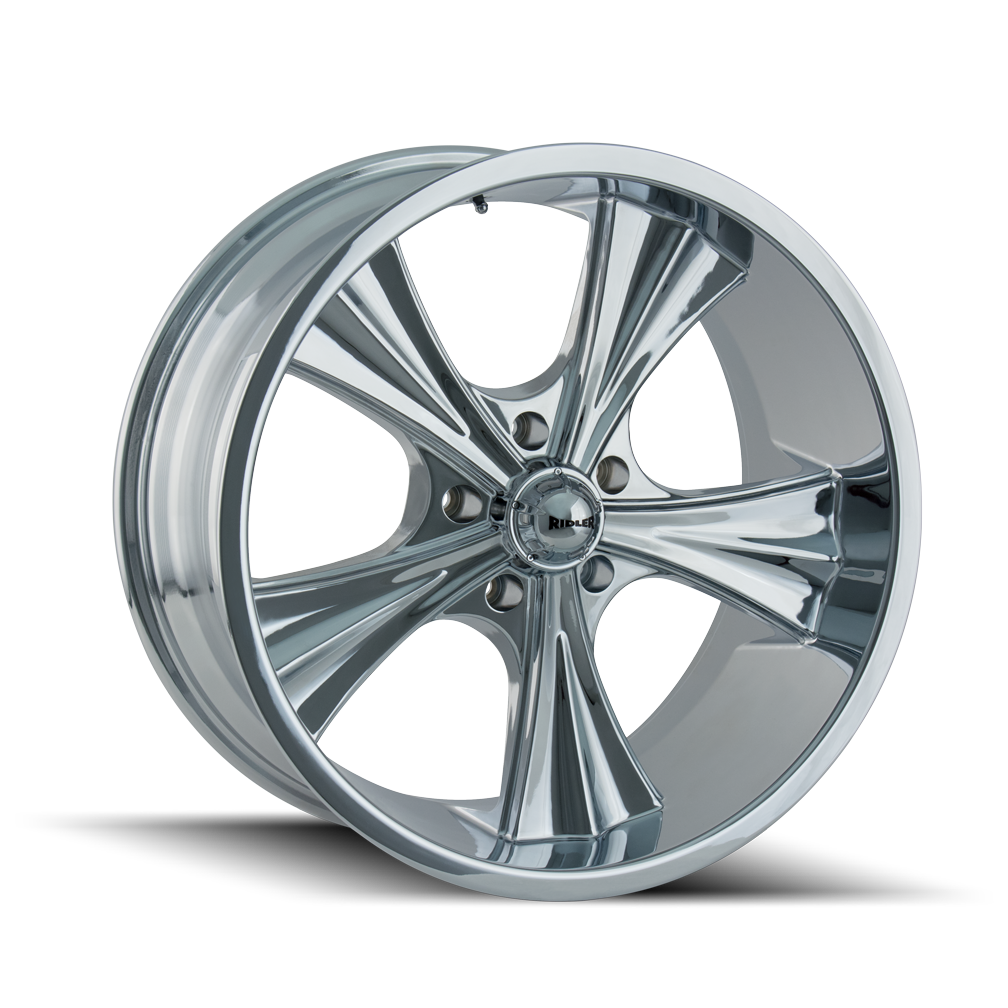 20x8.5 Ridler 651 Chrome Wheel 5x5 (0mm)