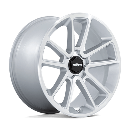 21x10.5 Rotiform R192 BTL Gloss Silver With Machined Face Wheel 5x112 (38mm)