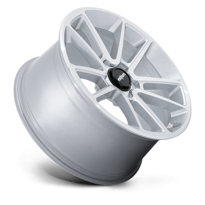 21x9.5 Rotiform R192 BTL Gloss Silver With Machined Face Wheel 5x112 (30mm)