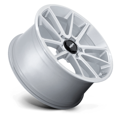 21x9 Rotiform R192 BTL Gloss Silver With Machined Face Wheel 5x120 (15mm)