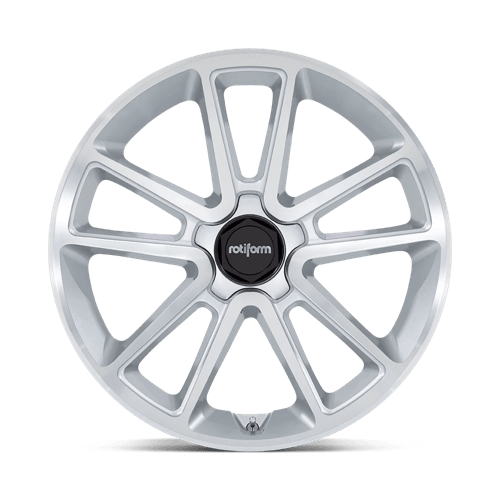 21x10.5 Rotiform R192 BTL Gloss Silver With Machined Face Wheel 5x120 (15mm)