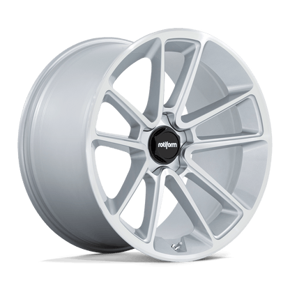 22x10 Rotiform R192 BTL Gloss Silver With Machined Face Wheel 5x120 (30mm)
