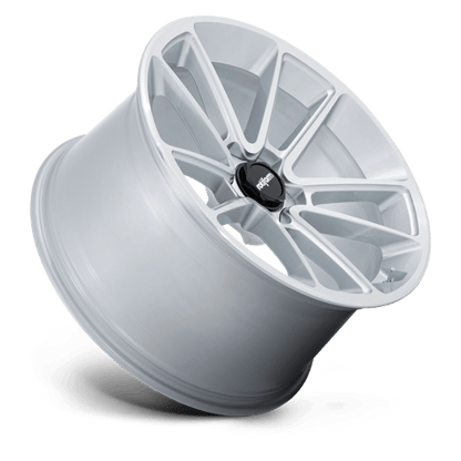 22x12 Rotiform R192 BTL Gloss Silver With Machined Face Wheel 5x130 (55mm)