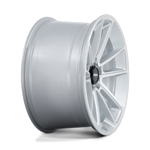 22x10 Rotiform R192 BTL Gloss Silver With Machined Face Wheel 5x112 (30mm)