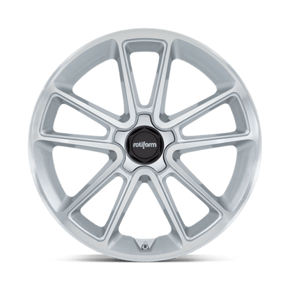 21x11 Rotiform R192 BTL Gloss Silver With Machined Face Wheel 5x130 (55mm)