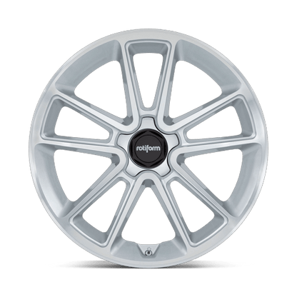 22x12 Rotiform R192 BTL Gloss Silver With Machined Face Wheel 5x130 (55mm)