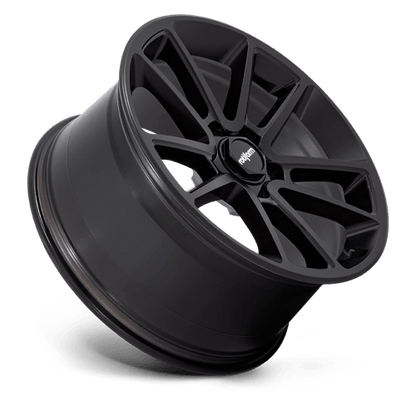 21x9 Rotiform R194 BTL Matte Black W/ Spoke Details Wheel 5x112 (20mm)
