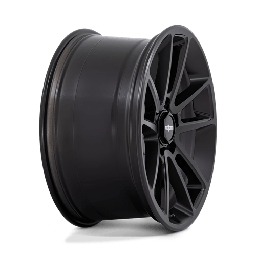 21x9 Rotiform R194 BTL Matte Black W/ Spoke Details Wheel 5x112 (20mm)
