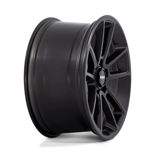 21x9 Rotiform R194 BTL Matte Black W/ Black Cap Wheel 5x120 (15mm)