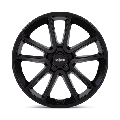 21x9 Rotiform R194 BTL Matte Black W/ Spoke Details Wheel 5x112 (20mm)