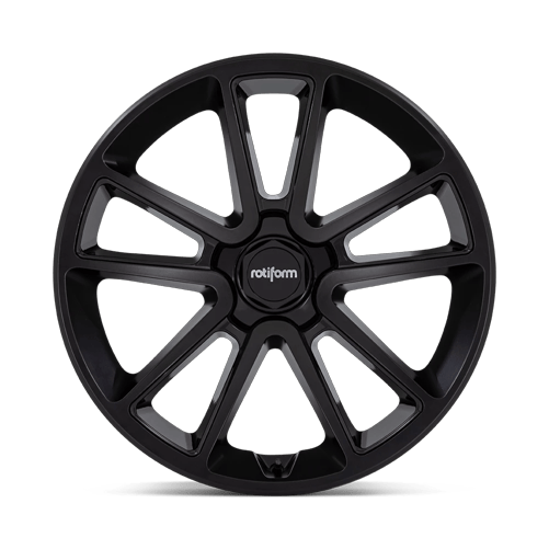 21x10.5 Rotiform R194 BTL Matte Black W/ Black Cap Wheel 5x112 (30mm)