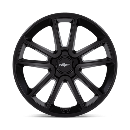 21x10.5 Rotiform R194 BTL Matte Black W/ Black Cap Wheel 5x112 (30mm)