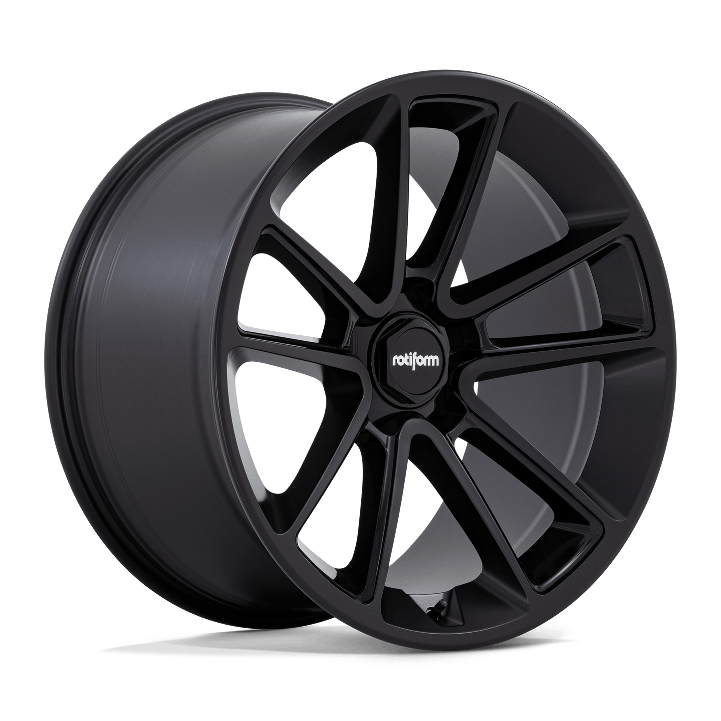22x10 Rotiform R194 BTL Matte Black Wheel 5x112 (10mm)