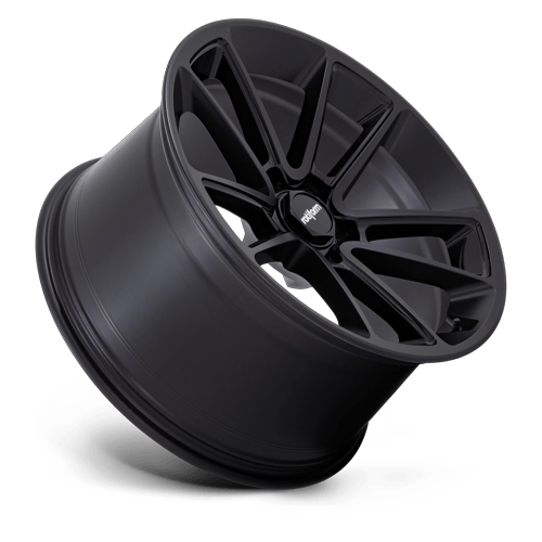 22x12 Rotiform R194 BTL Matte Black W/ Black Cap Wheel 5x130 (55mm)
