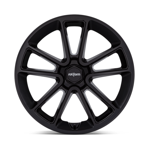 22x10 Rotiform R194 BTL Matte Black Cap Inside Spoke Details Wheel 5x112 (30mm)