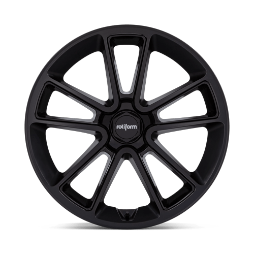 22x12 Rotiform R194 BTL Matte Black W/ Black Cap Wheel 5x130 (55mm)