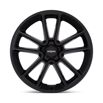 22x12 Rotiform R194 BTL Matte Black W/ Black Cap Wheel 5x130 (55mm)