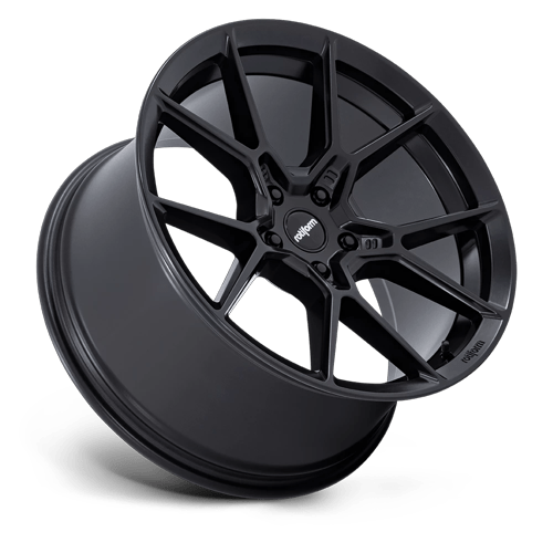 20x10.5 Rotiform RC199 KPR Satin Black Wheel 5x120 (40mm)