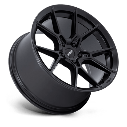 20x10.5 Rotiform RC199 KPR Satin Black Wheel 5x120 (40mm)