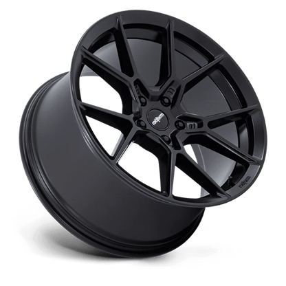 19x8.5 Rotiform RC199 KPR Satin Black Wheel 5x112 (45mm)