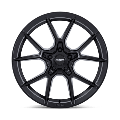 19x8.5 Rotiform RC199 KPR Satin Black Wheel 5x112 (45mm)