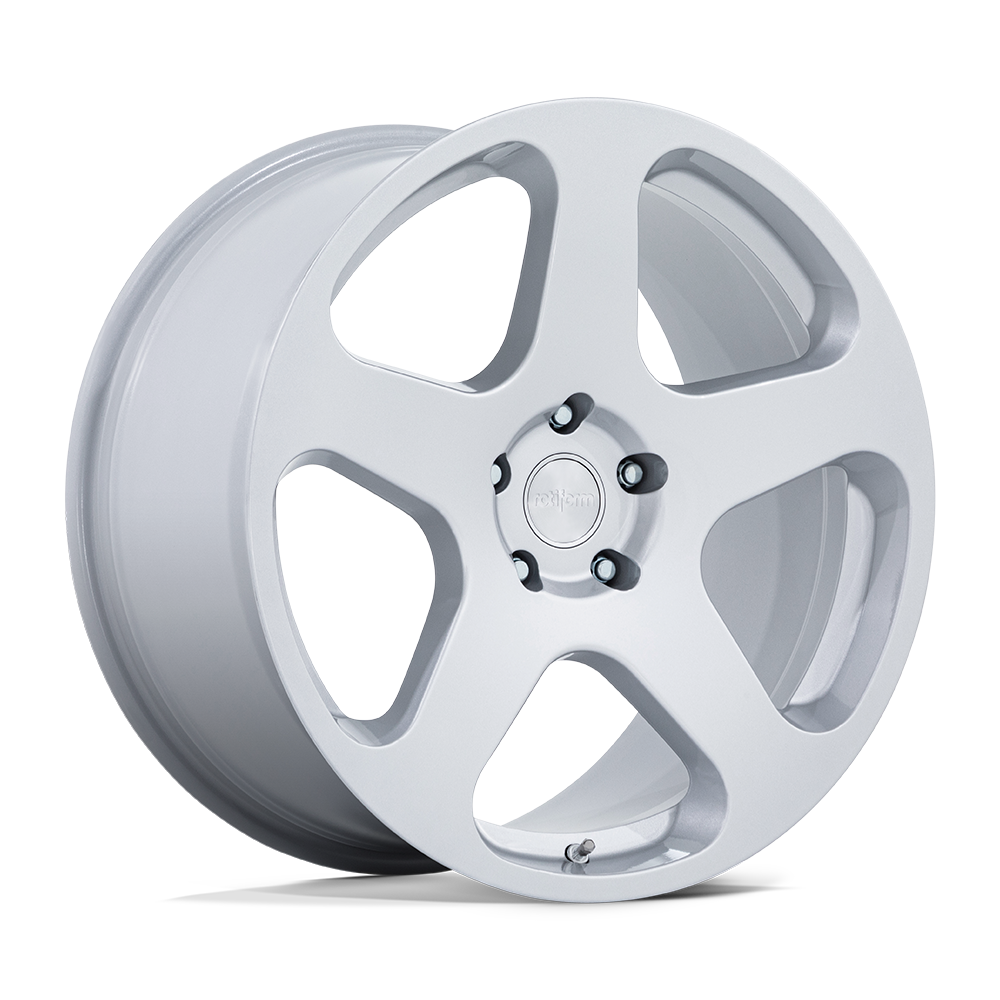 20x10 Rotiform RC200 NUE Gloss Silver Wheel 5x120 (40mm)