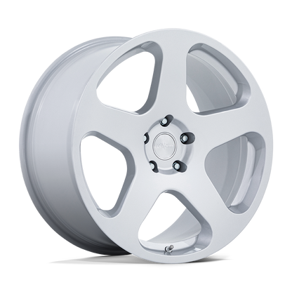 20x10 Rotiform RC200 NUE Gloss Silver Wheel 5x120 (40mm)