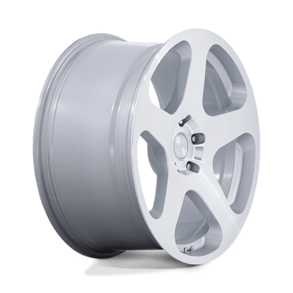 20x8.5 Rotiform RC200 NUE Gloss Silver W/ Machined Face Wheel 5x120 (35mm)