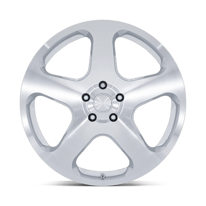 20x8.5 Rotiform RC200 NUE Gloss Silver W/ Machined Face Wheel 5x120 (35mm)
