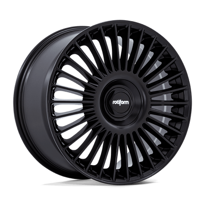 20x10 Rotiform RC202 GRZ Matte Black Wheel 5x112/5x120 (40mm)