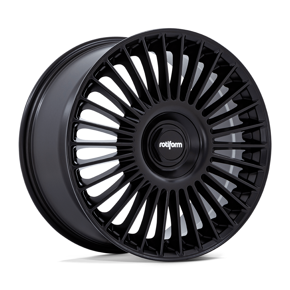 22x10 Rotiform RC202 GRZ Matte Black Wheel 5x112/5x120 (20mm)