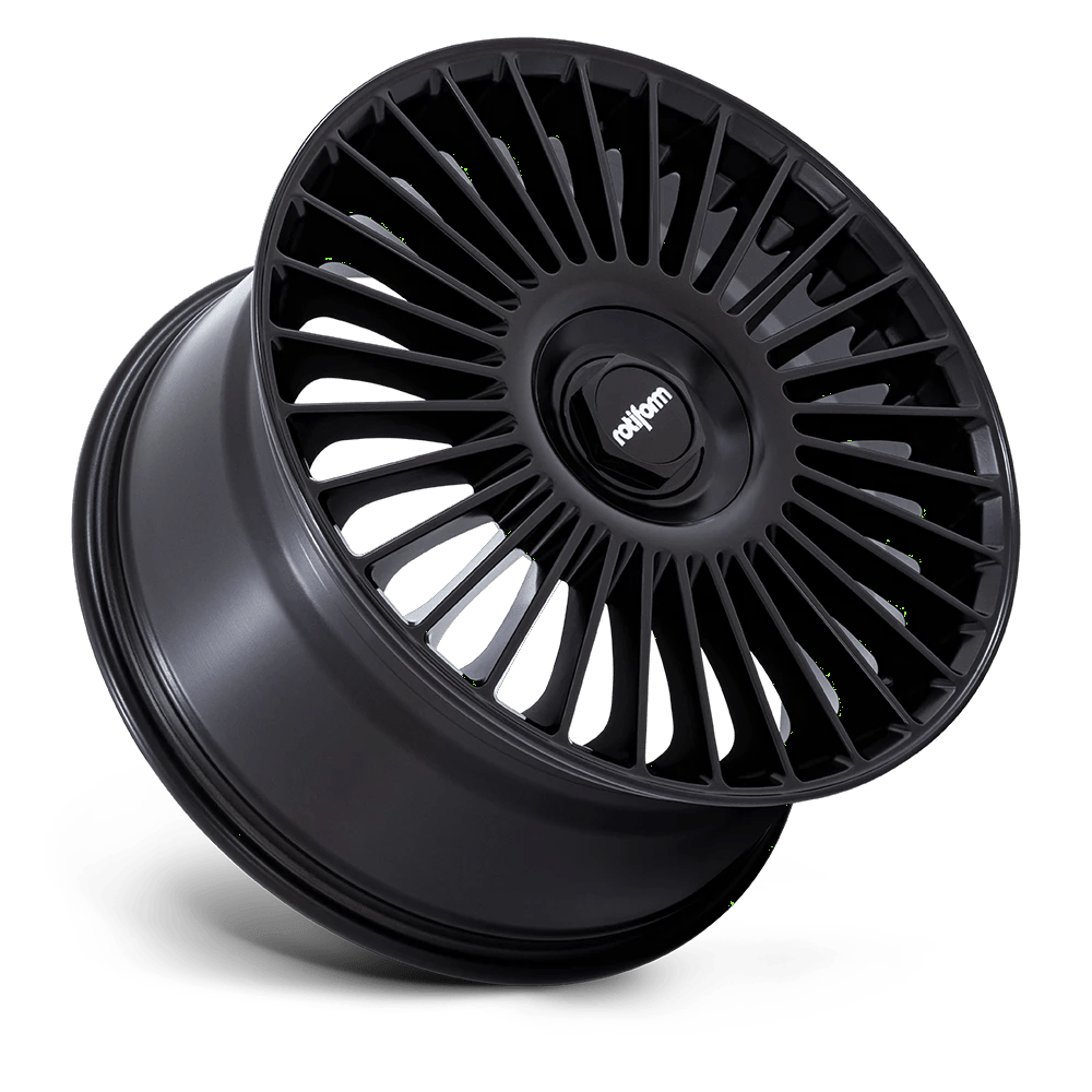 22x10 Rotiform RC202 GRZ Matte Black Wheel 5x112/5x120 (20mm)