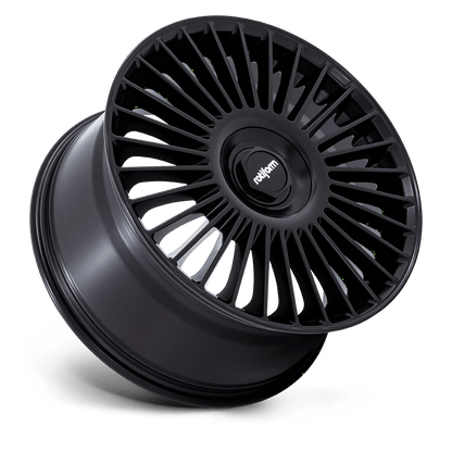 22x10 Rotiform RC202 GRZ Matte Black Wheel 5x112/5x120 (20mm)
