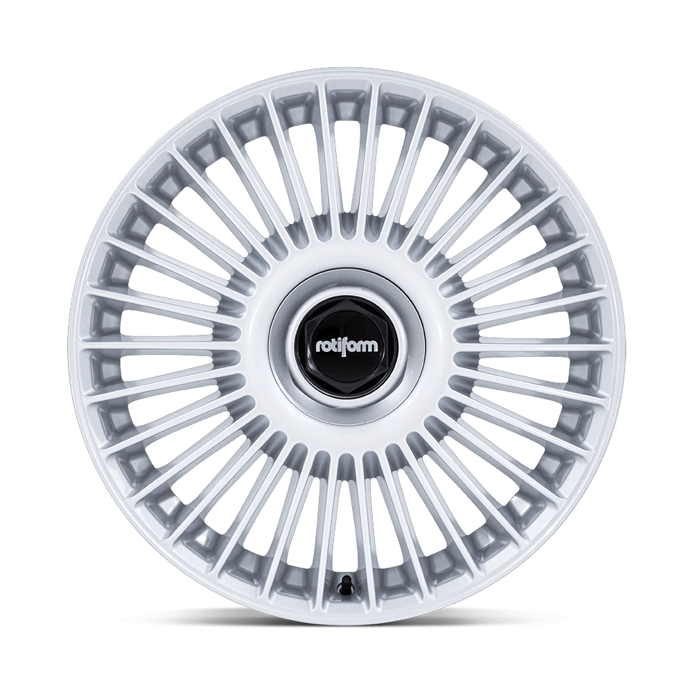 22x10 Rotiform RC202 GRZ Gloss Silver Wheel 5x120/5x130 (30mm)