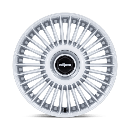 20x8.5 Rotiform RC202 GRZ Gloss Silver Wheel 5x112/5x120 (35mm)