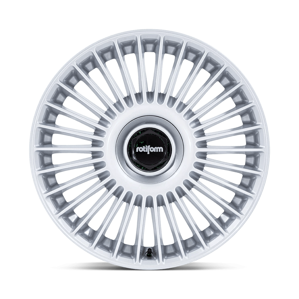 22x10 Rotiform RC202 GRZ Gloss Silver Wheel 5x112/5x120 (35mm)