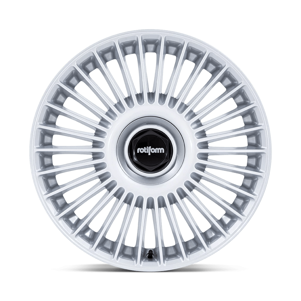 22x10 Rotiform RC202 GRZ Gloss Silver Wheel 5x112/5x120 (35mm)