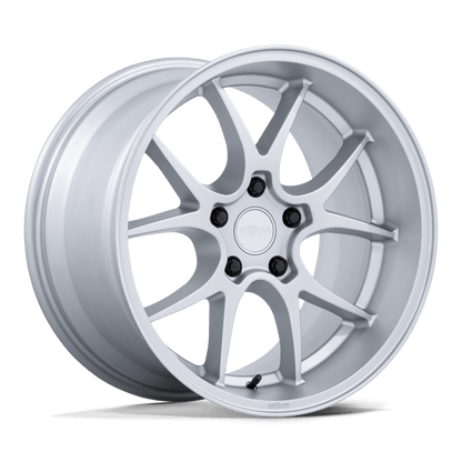 19x8.5 Rotiform RC207 LTN-J Matte Silver Wheel 5x100 (35mm)