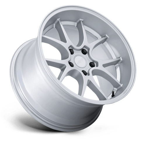 18x8.5 Rotiform RC207 LTN-J Matte Silver Wheel 5x100 (35mm)