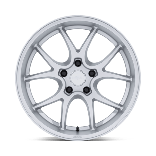18x8.5 Rotiform RC207 LTN-J Matte Silver Wheel 5x4.5 (35mm)