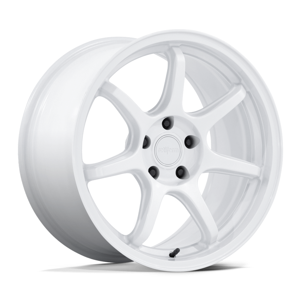 19x10.5 Rotiform RC208 BPU Gloss White Wheel 5x112 (35mm)