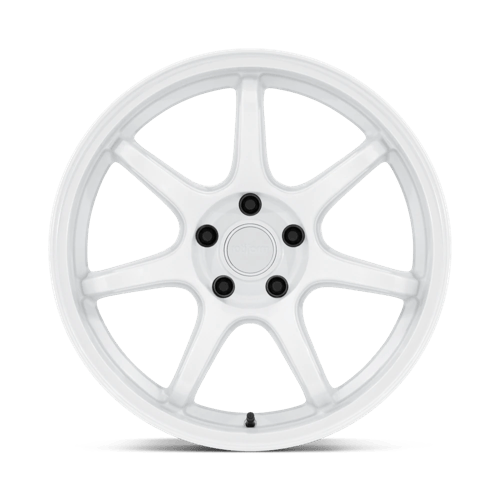 19x8.5 Rotiform RC208 BPU Gloss White Wheel 5x4.5 (35mm)