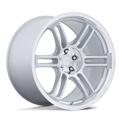 19x10.5 Rotiform RC209 RPS Matte Silver W/ Diamond Cut Lip Wheel 5x120 (35mm)