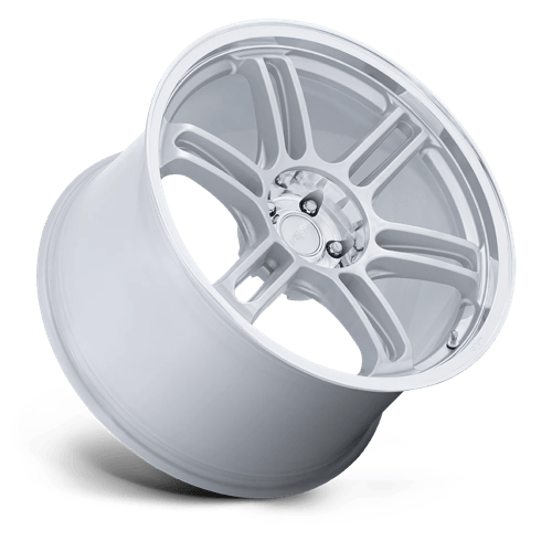 19x10.5 Rotiform RC209 RPS Matte Silver W/ Diamond Cut Lip Wheel 5x112 (35mm)
