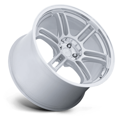 19x10.5 Rotiform RC209 RPS Matte Silver W/ Diamond Cut Lip Wheel 5x112 (35mm)