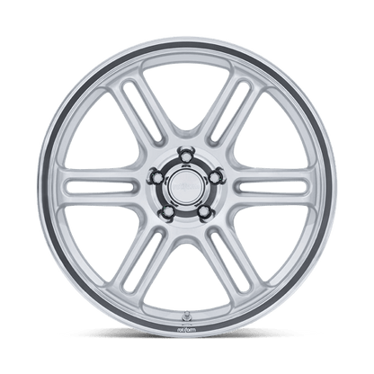 19x9.5 Rotiform RC209 RPS Matte Silver W/ Diamond Cut Lip Wheel 5x112 (30mm)