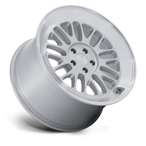 19x10.5 Rotiform RC214 SCP Gloss Silver W/ Diamond Cut Lip Wheel 5x112 (35mm)