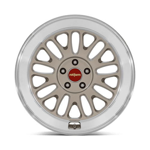19x11 Rotiform RC214 SCP Matte Gold W/ Diamond Cut Lip Wheel 5x130 (55mm)