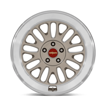19x11 Rotiform RC214 SCP Matte Gold W/ Diamond Cut Lip Wheel 5x130 (55mm)
